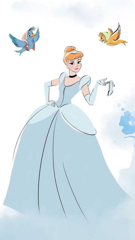 Aesthetic Disney Princess Wallpaper, Disney Princess Wallpaper Iphone, Princess Wallpaper Iphone, Aesthetic Disney Princess, Disney Besties, Iphone Background Disney, Homescreen Theme, Wallpaper Iphone 12, Cinderella Wallpaper