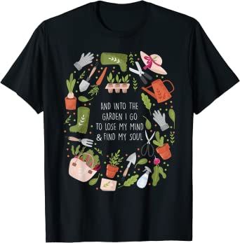 Gardening Shirts Svg, Garden Tshirt, Casual Spring T-shirt For Gardening, Gardening T Shirts Funny, Raking Leaves, Cotton Graphic Print T-shirt For Gardening, Gardening Plants, Garden Life, Great Gifts For Mom