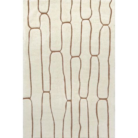 Arvin Olano x Rugs USA Nazco Abstract New Zealand Wool Area Rug | Wayfair Paisley Rug, Rug Cream, Solid Color Rug, Future Apartment, Funky Design, Custom Size Rugs, Plush Rug, Rugs Usa, Striped Rug