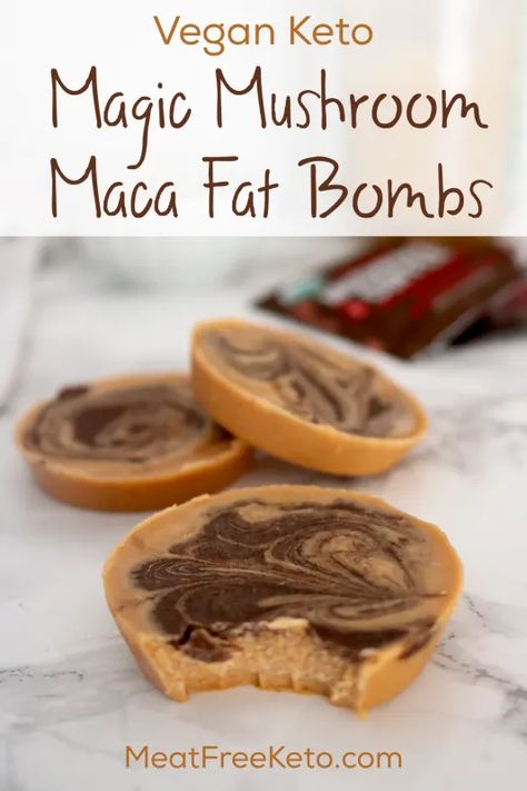 Vegan Keto Magic Mushroom Fat Bombs | Meat Free Keto | Vegan Keto Recipes Keto Breakfasts, Vegan Keto Recipes, Keto Diet Results, Keto Diet List, Vegan Mushroom, Keto Vegan, Low Carb Vegan, Keto Fat, Low Carb Breakfast Recipes