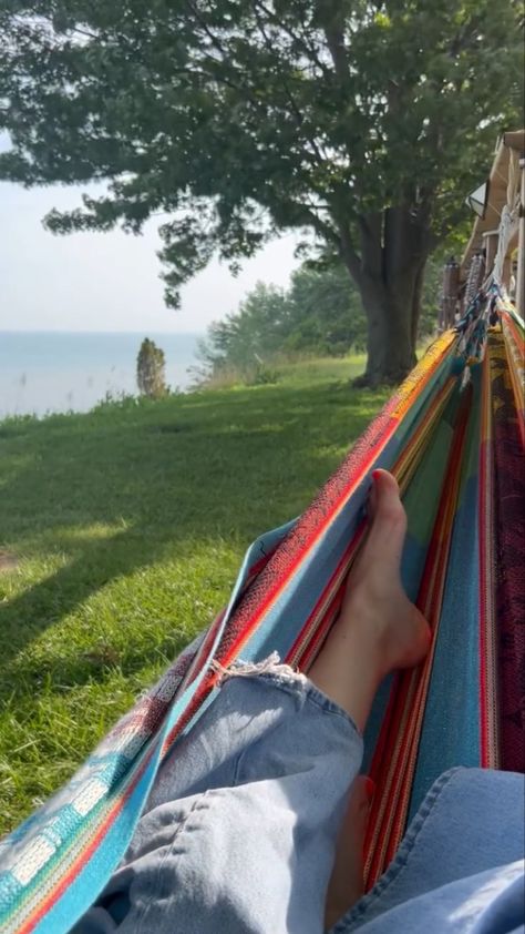 Hammocking Aesthetic, Hammock Reading Aesthetic, Hammock Aesthetic, Hammock Book Aesthetic, Reading In A Hammock Aesthetic, Backpacking Aesthetic, Summer Hammock Aesthetic, Forest Hammock Aesthetic, Granola Aesthetic