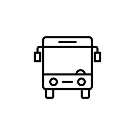 Bus, Autobus, Public, Transportation Line Icon, Vector, Illustration, Logo Template. Suitable For Many Purposes. Bus Logo Design, Bus App Icon, Logo Bus, Bus Logo, Bus Icon, Bus Illustration, Bus App, Transportation Logo, Double Deck Bus