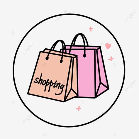 Pink Shopping Icon, Shopping Bag Doodle, Shopping Bags Drawing, Shop Now Logo, Shopping Bag Drawing, Shopping Doodle, Kids Clipart Free, Shopping Logo Design, Imagenes Cute