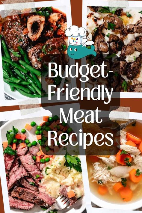 Uncover delicious and cost-effective meals with our Budget-Friendly Meat Recipes. These recipes feature affordable cuts of meat and simple, wholesome ingredients, perfect for creating flavorful dishes without breaking the bank. Enjoy tasty, nutritious dinners that keep your budget in check while satisfying your family's cravings. Cheap Beef Dinners, Healthiest Meats To Eat, Cheap Meat Recipes, Cheap Beef Dinners For A Family, Easy Meat Dishes, Chuck Steak Recipes, Chuck Steak, Cheap Meat, Budget Family Meals