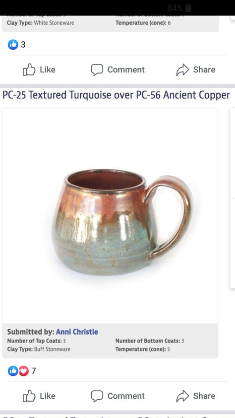 Turkish Amber Glaze Combinations, Copper Float Glaze Combinations, Amaco Ancient Copper, Ancient Copper Glaze Combinations, Ancient Copper Glaze, Glaze Inspiration, Clay Glazing, Glaze Techniques, Textured Turquoise