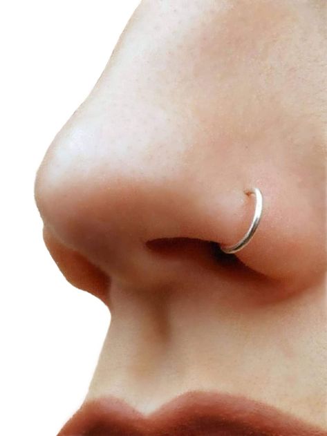 Clip On Nose Ring, Faux Nose Ring, Tragus Ring, Faux Piercing, Target Gift Cards, Fake Nose Rings, Silver Nose Ring, Fake Nose, No Rain No Flowers