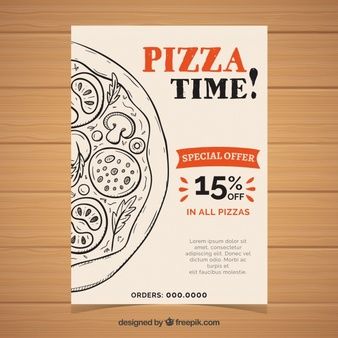 Food Menu Design Layout, Pizza Menu Design, Pizza Flyer, Menu Cover Design, Menu Design Layout, Vintage Pizza, Pizza Poster, Digital Menu Boards, Pizza Branding