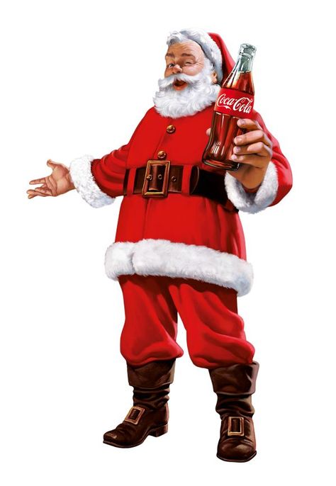 Drinks Coke, Haddon Sundblom, Coca Cola History, Coca Cola Santa Claus, Santa Hat Png, Santa Claus Pictures, Coca Cola Santa, Coca Cola Decor, Coca Cola Polar Bear