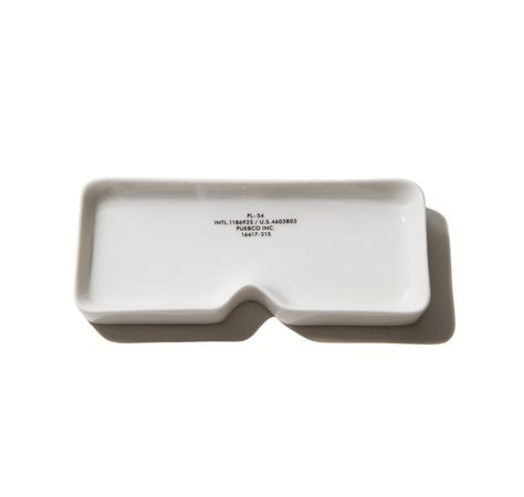 Losing your glasses is a thing of the past thanks to this glasses tray from Puebco. Crafted from ceramic with a vintage aesthetic, it features a square silhouette to perfectly place your specs onto and is complete with glazed lettering and a smooth finish adding to its minimal design. Product Overview Dimensions: 3"H x 7"W x 1"D Material: Ceramic PUEBCO was born in Japan 2007 with the simple notion of creating things instinctively, using found and recycled materials to curate renewed lifestyle i Things To Make Out Of Clay, Tray Aesthetic, Mandy Candy, Home Objects, Butterfly Photography, Room Vibes, Minimal Aesthetic, Hot Nails, Girl House