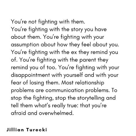 Jillian Turecki on Instagram: “Most relationship problems (including the one you have with yourself) stem from disempowering story. When a couple can’t stop fighting,…” Jillian Turecki, Communication Problems, Words Of Affirmation, Healthy Relationship Advice, Relationship Problems, New Relationships, Healing Journey, Hopeless Romantic, What Is Love