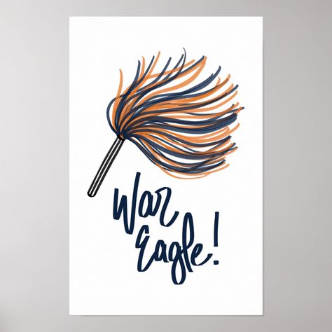 Orange Navy Shaker Auburn University War Eagle Auburn University Aesthetic, Auburn Wall Art, Auburn Ideas, Color Journal, Volleyball Posters, Board Collage, Coloring Journal, Paper Banners, Auburn University