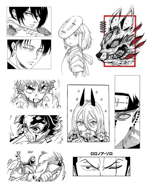 Manga Panel Tattoos, Bleach Tattoo, Slayer Tattoo, Attack On Titan Tattoo, Manga Tattoo, Japan Tattoo Design, Naruto Tattoo, Wrist Tattoos For Guys, Cartoon Character Tattoos