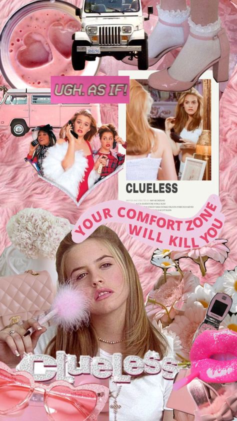 90s Aesthetic Clueless, As If Wallpaper Clueless, Clueless Pfp Aesthetic, Clueless Aesthetic Moodboard, Clulles Aesthetic, The Clique Aesthetic, Cher Horowitz Wallpaper, Clueless Wallpaper Iphone, Cher Clueless Aesthetic