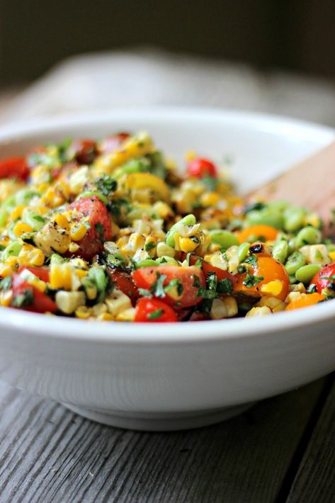 Corn Grilled, Meal Sides, Summer Succotash, Succotash Recipe, Corn Succotash, Grilled Sweet Corn, Work Recipes, Seasonal Cooking, Fresh Recipes