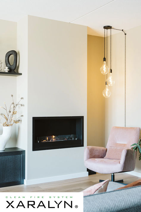 Create your DIY fireplace project with Xaralyn bioethanol built-in units Fireplace Eclectic, Bio Fireplace, Design Fireplace, Clean Fireplace, Bioethanol Fireplace, Real Fire, Real Flame, Diy Fireplace, Fireplace Decor