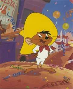 Speedy Gonzales with his signature Sombrero (Hat)! Speedy Gonzales, Pat Boone, Yosemite Sam, Looney Tunes Characters, Looney Tunes Cartoons, Classic Cartoon Characters, Favorite Cartoon Character, Birthday Meme, Classic Cartoons