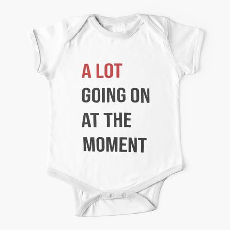 Get my art printed on awesome products. Support me at Redbubble #RBandME: https://www.redbubble.com/i/baby-onesie/A-Lot-Going-On-At-The-Moment-Taylor-Swift-era-Says-by-swiftbinaries/163881967.P5P5Q?asc=u Taylor Swift Onesie, Taylor Swift Baby Announcement, Taylor Swift Baby Onesie, Taylor Swift Pregnancy Announcement, Baby Taylor, Taylor Swift Outfits, Baby One Piece, Clothes Gift, Baby Announcement