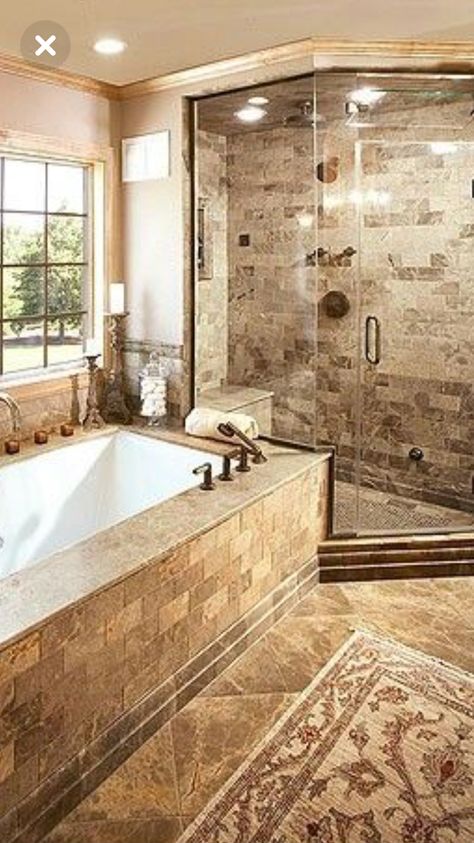 Toilette Design, Guest Bathroom Remodel, Window In Shower, Best Bathroom Designs, Bathtub Design, Diy Bathroom Remodel, Jacuzzi Tub, Bathroom Remodel Shower, Bathroom Remodel Designs