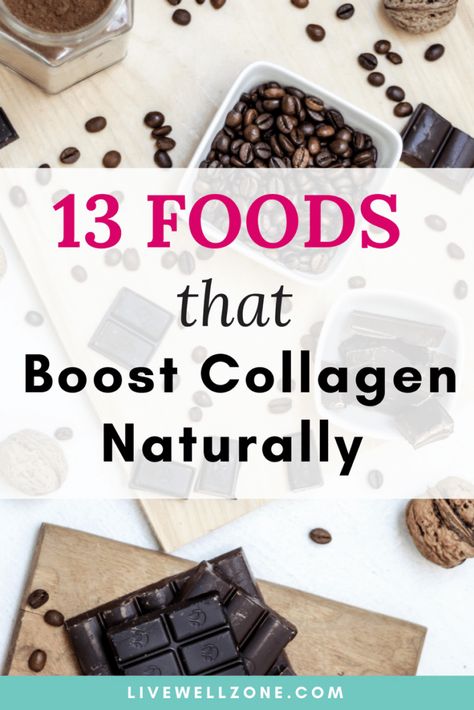 Collagen Boosting Foods, Health Benefits Of Collagen, What Is Collagen, Collagen Recipes, Collagen Benefits, Boost Collagen, Collagen Booster, Probiotic Foods, Anti Aging Supplements