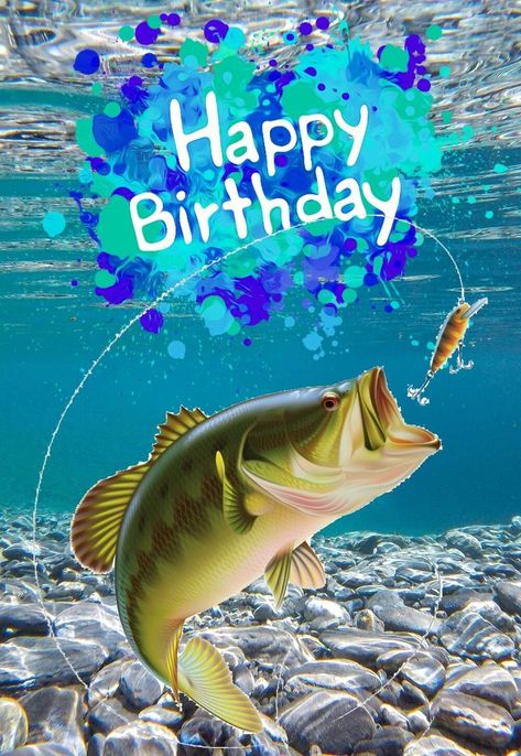 Happy Birthday Fishing Memes, Happy Birthday To A Fisherman, Happy Birthday Fishing Images, Happy Birthday Wishes Fisherman, Fishing Birthday Wishes For Men, Happy Birthday Fisherman Funny, Fishing Happy Birthday Wishes, Happy Birthday Fishing Man, Fisherman Birthday Wishes