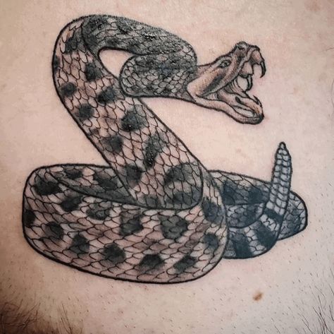 Snake Tattoo Designs & Meanings [2020 Guide] - Tattoo Stylist Guide Tattoo, Rattlesnake Tattoo, Snake Tattoo Ideas, Outlaw Tattoo, Snake Tattoo Meaning, Indian Tattoo Design, Japanese Snake Tattoo, Serpent Tattoo, Irish Tattoos