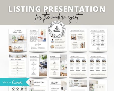 Real Estate Listing Presentation, Real Estate Presentation, Real Estate Marketing Content, Listing Presentation Real Estate, Realtor Tips, Realtor Social Media, Listing Presentation, B2b Lead Generation, Real Estate Buyers