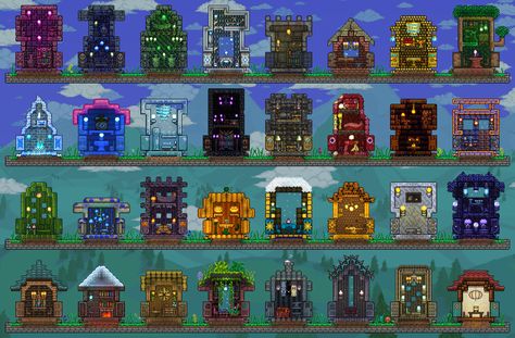 Mini Houses - Album on Imgur Terraria Base, Terraria Memes, Block Games, Terraria Game, Terraria Tips, Terrarium Base, Terraria House Ideas, Terraria House Design, Terraria House