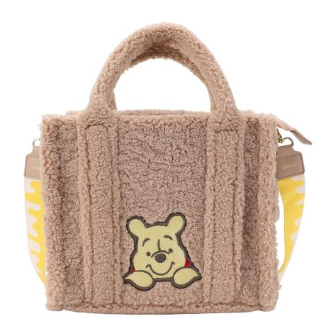 Brighten up your day with this Winnie the Pooh Sherpa Tote Bag With Detachable Strap. Its cozy sherpa design features graphics inspired by your favorite honey-loving bear, making it the perfect tote to carry around comfortably. This Winnie the Pooh bag's spacious interior will hold anything you need for your next big adventure. Convertible Tote Bag, Winnie The Pooh Plush, Convertible Crossbody Bag, Star Wars Toys, Crossbody Tote Bag, Disney Winnie The Pooh, Crossbody Tote, Looney Tunes