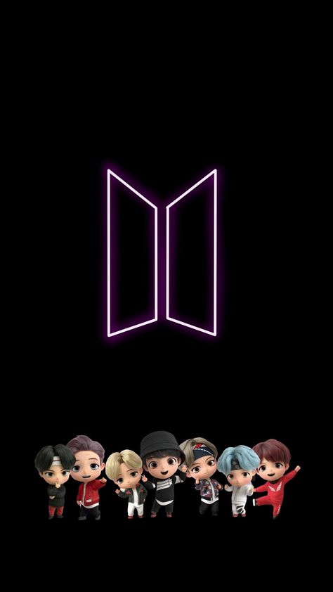 Army Logo Bts, Bts Chibi Ot7, Bts Tiny Tan, Kim Taehyung Instagram, Taehyung Instagram, Bts Hd, Chibi Bts, Bts Logo, Tiny Tan