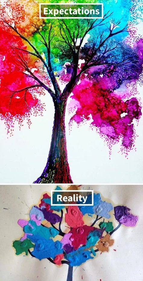 26 Insanely Bad Diy Fails To Laugh At Glow Stick Balloons, Bad Diy, String Balloons, Melted Crayon Art, Diy Crayons, Diy Fails, Leaf Candle Holder, Makeup Fails, Illustration Wallpaper