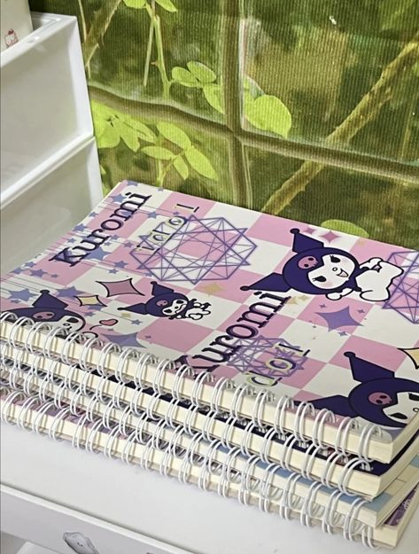 Kuromi School Supplies, Sanrio School Supplies, Disney World Christmas, Cute Stationary School Supplies, Stylish School Bags, Cute School Stationary, Kawaii School Supplies, Study Stationery, Cute Journals