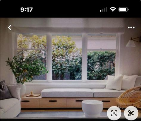 Modern Window Seat, Corner Window Seat, Window Seat Ideas, Window Bench Seat, Cozy Window Seat, Built In Couch, Bay Window Seat, Cozy Ideas, Window Seat Design