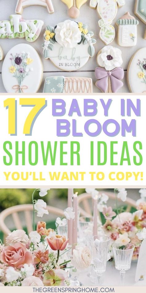 Babies In Bloom Baby Shower Ideas, Baby In Bloom Decor Ideas, Baby In Bloom Centerpieces Diy, Baby In Bloom Diy Decor, Baby In Bloom Shower Cake Ideas, Baby Shower Baby In Bloom Decor, Baby Bloom Shower Ideas, Baby In Bloom Neutral Shower Ideas, Baby In Bloom Theme Baby Shower Ideas