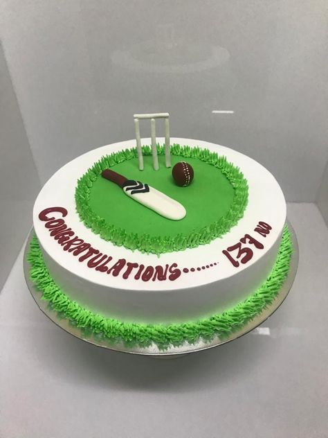 Cake For Cricket Lovers, Cricket Birthday Cake, Classy Quotes, Creative Birthday Cakes, Creative Birthday, 25th Birthday, The Mighty, Themed Cakes, Birthday Cakes