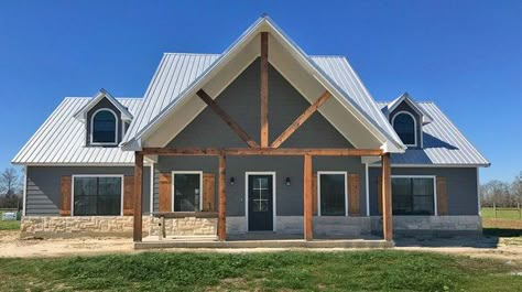 All Homes - Gallery of Homes | United Built Homes: Custom Home Builders Metal House Exterior, United Built Homes, Morton Building Homes, Metal Building House Plans, Metal House Plans, Metal Barn Homes, Barn Style House Plans, Metal House, Lake House Plans