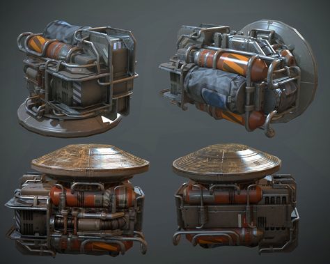 ArtStation - Hard Surface Machine Study 01, Tyler Smith Sci Fi Generator, Mech Hangar, Infinity Terrain, Scifi Ideas, Tyler Smith, Sci Fi Props, Robot Parts, Apocalypse Art, Sci Fi Environment