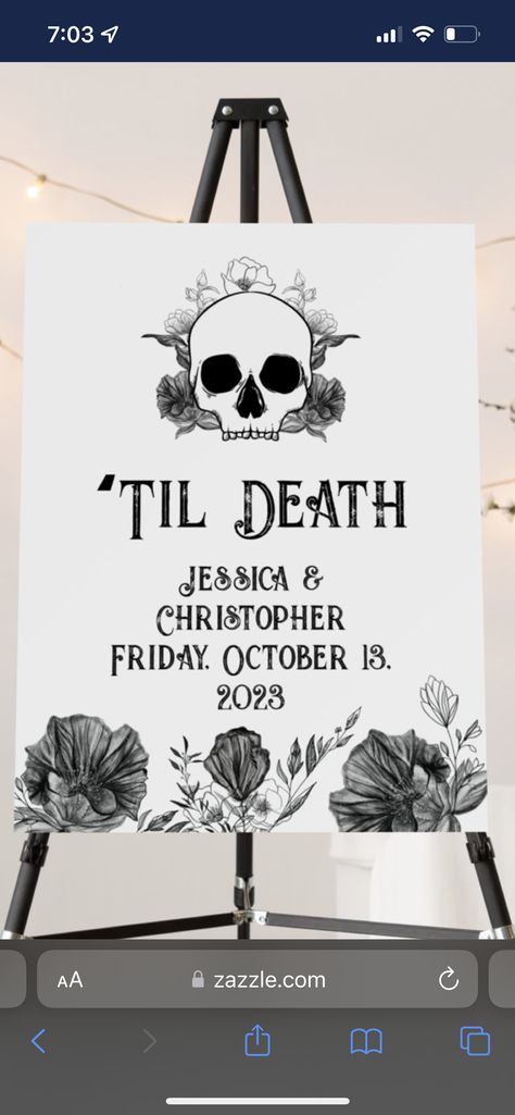 Fall Welcome Sign, Skull Sketch, Gothic Floral, Halloween Party Gifts, Skull Wedding, Wedding Elements, Themed Wedding Invitations, Wedding Posters, Welcome Poster