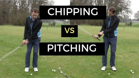 (CHECK TITLE) CHIPPING VS PITCHING | Chipping vs Pitching - Whats the Difference? | By Danny Maude Golf Golf Chipping Tips, Chipping Tips, Golf Techniques, Golf Score, Golf School, Golf Chipping, Golf Videos, Golf Drills, Golf Tips For Beginners