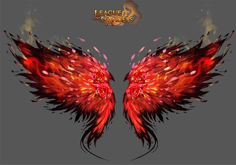 Ukaku Kagune Design, Fantasy Wings, Fire Wings, Wings Inspiration, League Of Angels, Angel Wings Drawing, Facebook Cover Photos Love, Wings Drawing, Super Powers Art