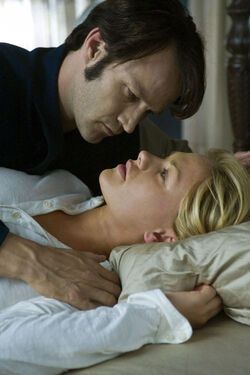 Gallery:Sookie Stackhouse | True Blood Wiki | Fandom True Blood Party, Hbo Tv Shows, True Blood Series, Blood Photos, Vampire Shows, Pictures Of Anna, Alexander Skarsgard, Tv Couples, Hbo Series