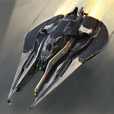 Star Wars Ships Concept Art, Space Fighter Ships, Sci Fi Boat, Sci Fi Fighter Ship, Star Ships Concept, Star Wars Ships Concept, Sci Fi Fighter Jet, Spaceship Design Concept Art, Futuristic Fighter Jets