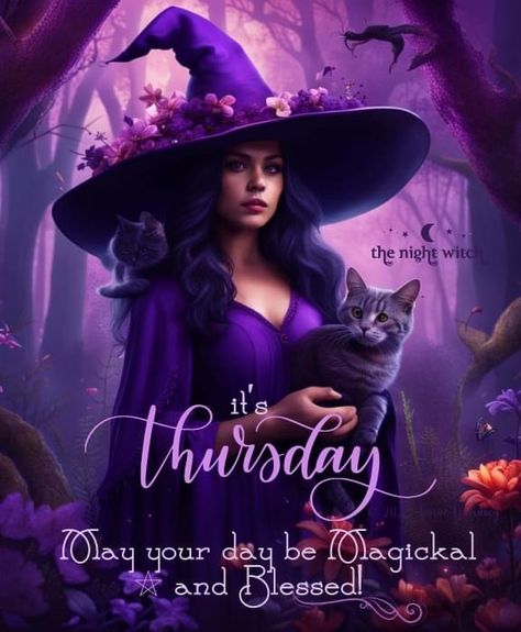 Halloween Thursday Morning, Witchy Thursday, Thursday Witch, Pink Witch, Morning Thursday, Thursday Humor, Happy Halloween Pictures, Night Witches, Good Morning Happy Monday