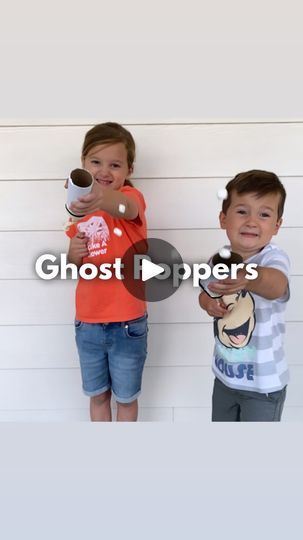 1.5K views · 888 reactions | GHOST POPPERS 👻🎉🙌

First, SAVE this so you don’t lose this idea and follow @wingitwithwhit for more fun activity ideas for kids! 😊👍😉

My kids loveeee when we make these! You can make them for any holiday but we decided to make ours ghost themed for Halloween! 🎃👻💀

You could also do green paper and make a Frankenstein or orange paper and make a jack o lantern popper! 🙌
 
If you find that your toilet paper rolls are too flimsy or weak you can cut a paper towel roll in half or thirds and use that instead! 

If we have mini marshmallows that we have forgotten about or not used for our hot chocolates and they have gotten hard, we will use them for this activity! If you don’t want to use marshmallows or don’t have any, you can use cotton balls or pom-poms! Activity Ideas For Kids, Party Crafts, Toilet Paper Rolls, Orange Paper, Fall Crafts For Kids, Cotton Balls, Green Paper, Mini Marshmallows, Paper Rolls