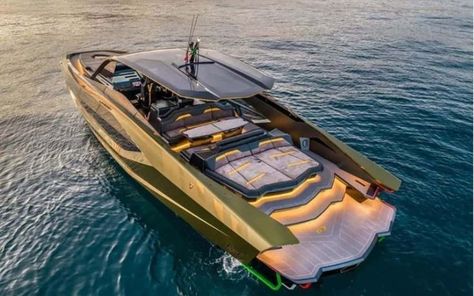 Lamborghini Speed Boat, Lamborghini 63 Yacht, Lamborghini Boat, Lamborghini Yacht, Supercar Blondie, Powerboat Racing, Yatch Boat, Sailing Yachts For Sale, Lux Life