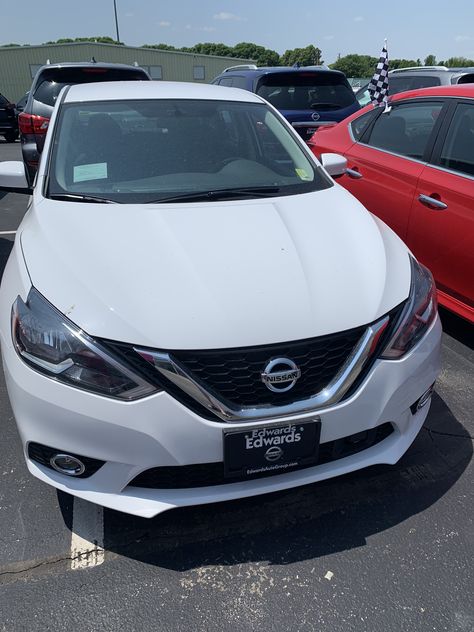 Nissan Car Aesthetic, Nissan Sentra 2019, Sentra Nissan, 2019 Nissan Sentra, 2023 Moodboard, 1st Car, Nissan Car, Car For Teens, Normal Cars