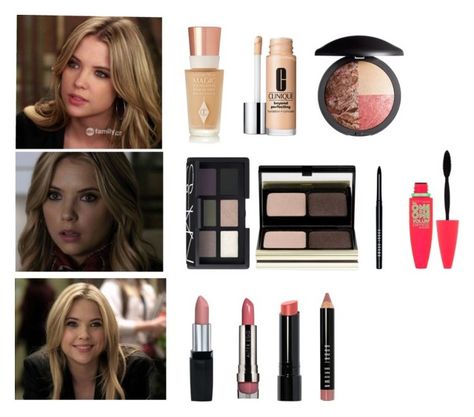 Hanna Marin inspired make-up / pll - pretty little liars by shadyannon on Polyvore featuring Kevyn Aucoin, NARS Cosmetics, Clinique, Charlotte Tilbury, Maybelline, Isadora, Bobbi Brown Cosmetics and LORAC Pretty Little Liars Hanna, Pretty Little Liars Outfits, Hanna Marin, How To Do Makeup, Make Up Inspo, Kevyn Aucoin, Cutout Bodysuit, Long Blonde Hair, Charlotte Tilbury