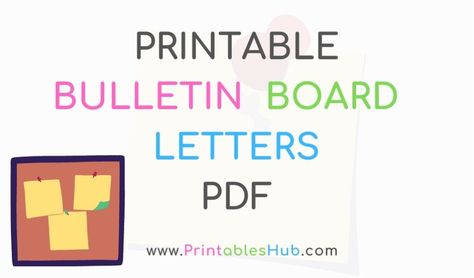 Free Printable Bulletin Board Letters Templates [PDF] - Printables Hub Free Printable Bulletin Board, Pictionary Words, Printable Bulletin Board Letters, Printable Bulletin Board, Welcome To Class, Letter Find, Printable Letters, Dotted Line, Cut And Paste