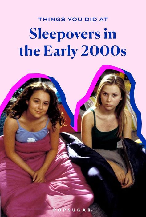 Things You Did at Sleepovers in the Early 2000s Bachlorette Party 2000s, Early 2000s Sleepover Aesthetic, 90s Themed Sleepover, 2000 Slumber Party, Slumber Party 2000s, Bachelorette Sleepover Aesthetic, 2000 Sleepover Aesthetic, Early 2000s Slumber Party, Y2k Sleepover Party