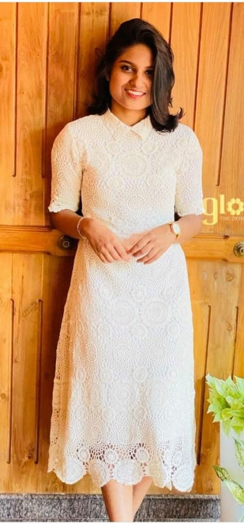 Hakoba Anarkali Designs, Christmas Gowns For Women, Christmas Churidar Designs, Save The Date Dress Ideas Kerala Modern, White Net Kurti Designs, Hakoba Top Designs, Modern Frocks For Women, Hakoba Kurti Patterns, Hakoba Frocks For Women