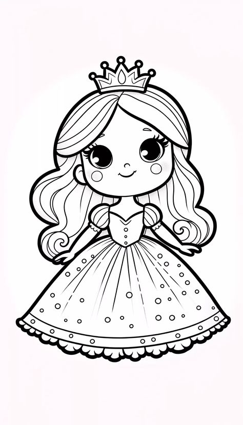 Princess Coloring Pages ᗎ Printable Painting Template Princess Coloring Sheets, Printable Princess, Free Kids Coloring Pages, Printable Painting, Colour Therapy, Barbie Drawing, Disney Princess Coloring Pages, Funny Poses, Barbie Coloring